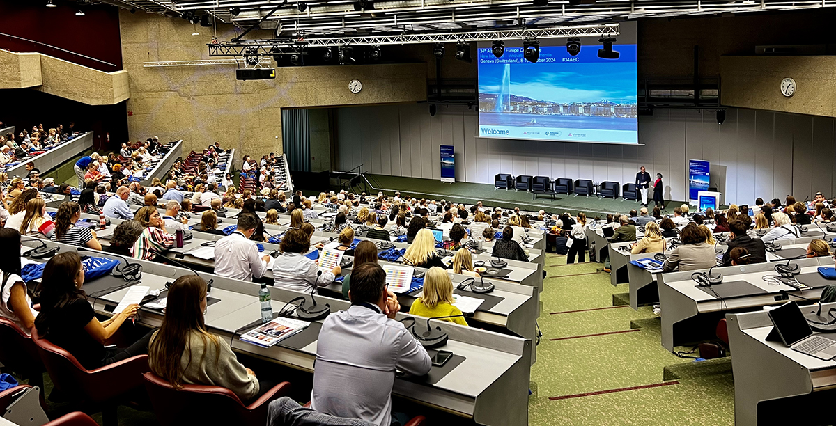 Bild från konferensnhallen